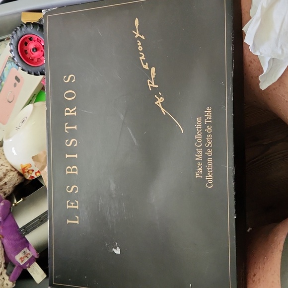 Vintage Les Bistros Cork Back Place Mats Set of 6 - Picture 8 of 8